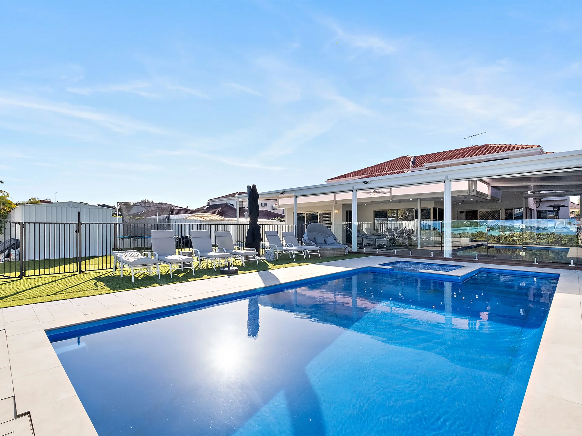 Beautiful modern Australian house exterior